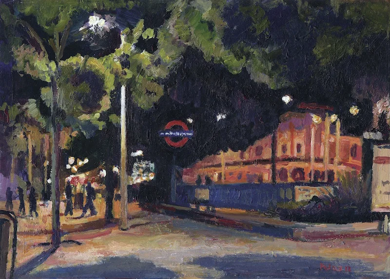 Seven Sisters Station, Night
