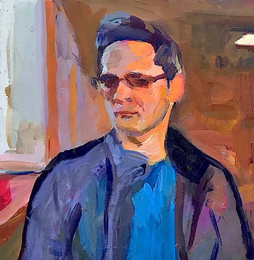 Mariano at Little Chef (detail) 2017 acrylic on board