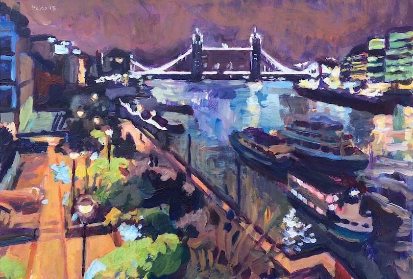 Towards Tower Bridge - Night