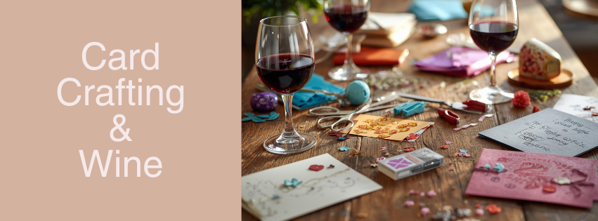 Card Making &amp; Wine