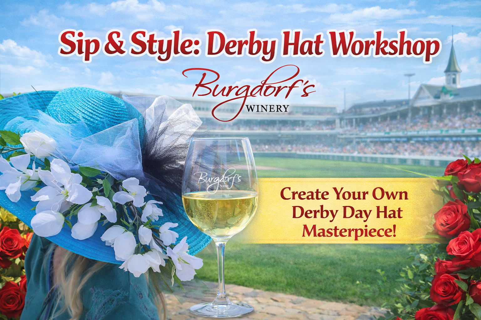 Sip & Style: Derby Hat Workshop