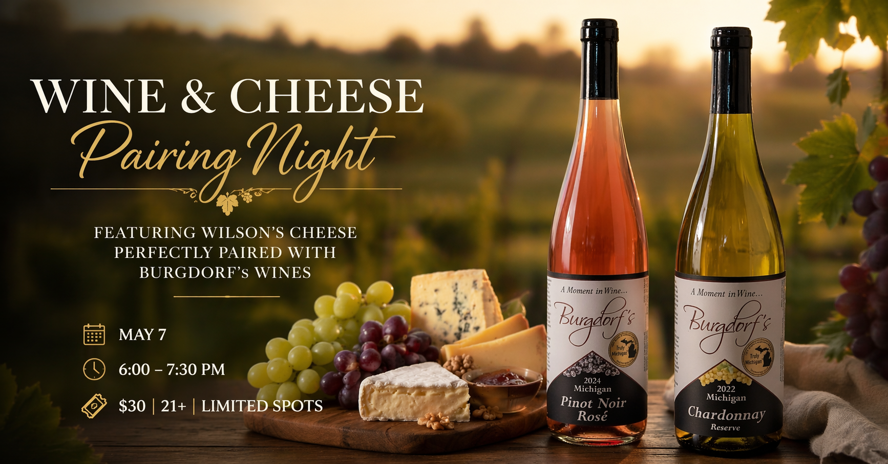 Wine & Cheese Pairing Night