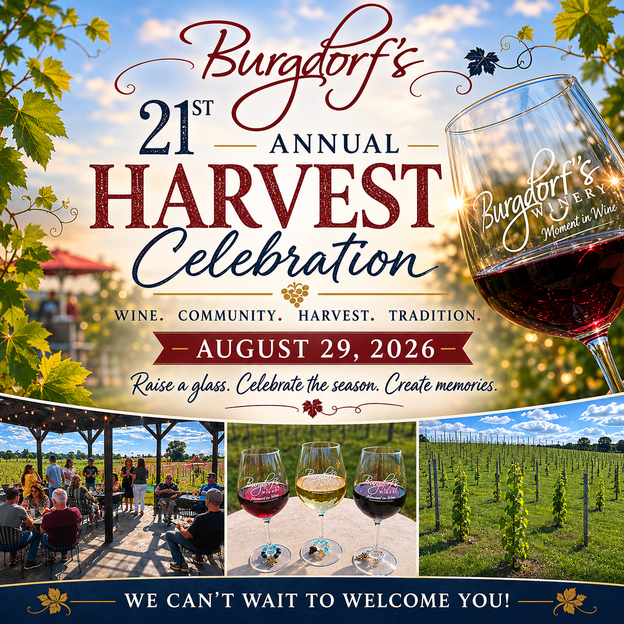 🌿🍇 Burgdorf’s 21st Annual Harvest Celebration 🍷🎶