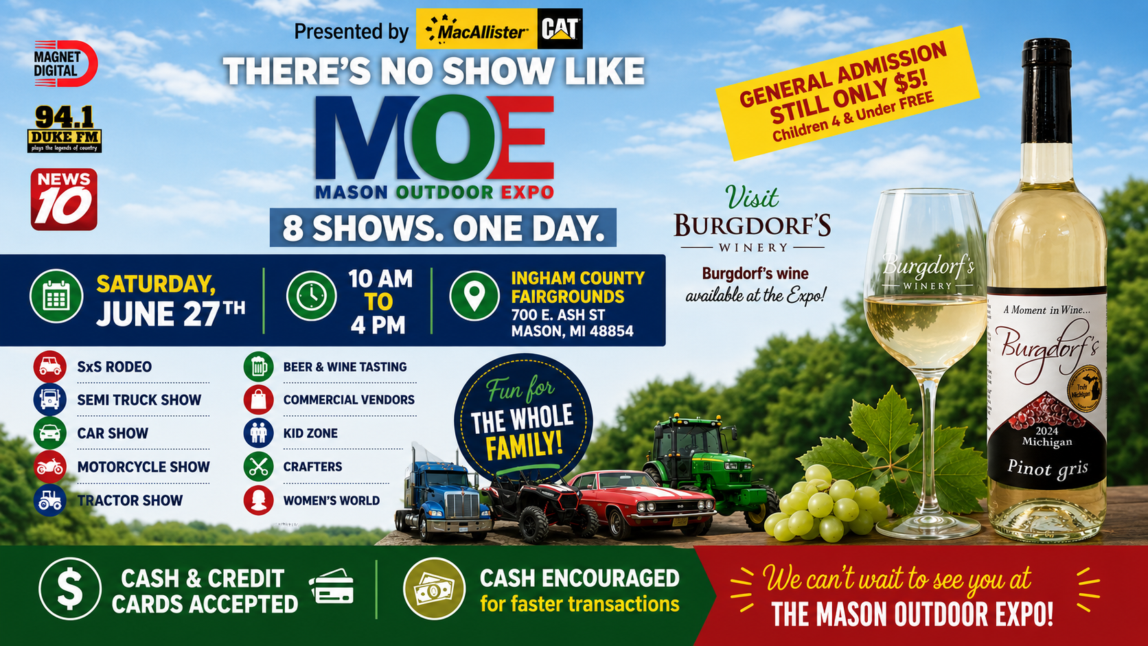 Vendor at Mason Outdoor Expo