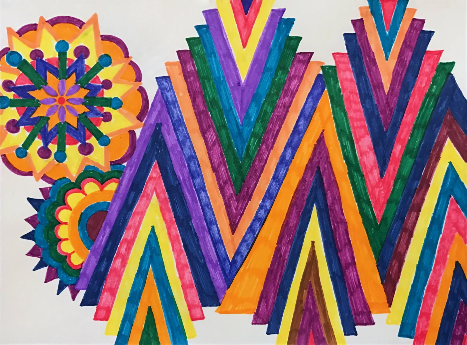 Marker on paper 9 x 12 in 2016