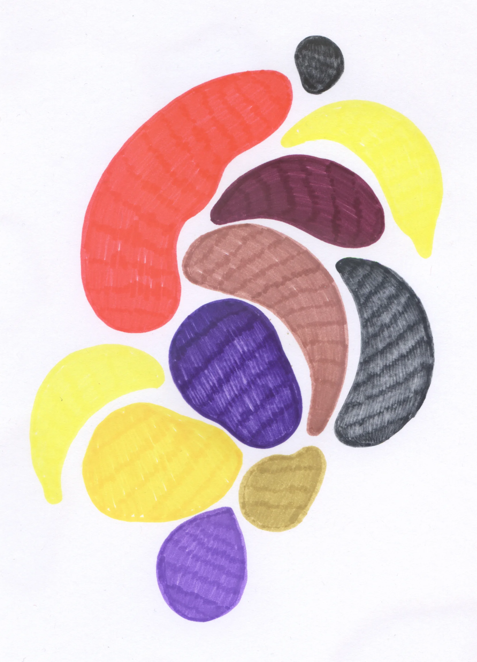 Lemony Imli Marker on paper 12 x 9 in 016