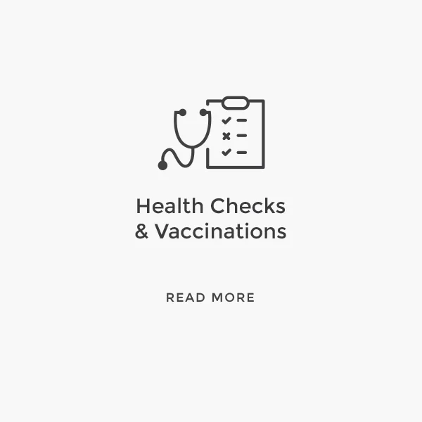 Health Checks & Vaccinations Read More