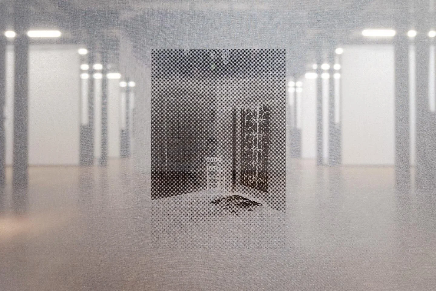 Screen print on silk, detail of &lsquo;If these walls could talk&rsquo; for @vca_art_honours Grad Show - open until 30/11