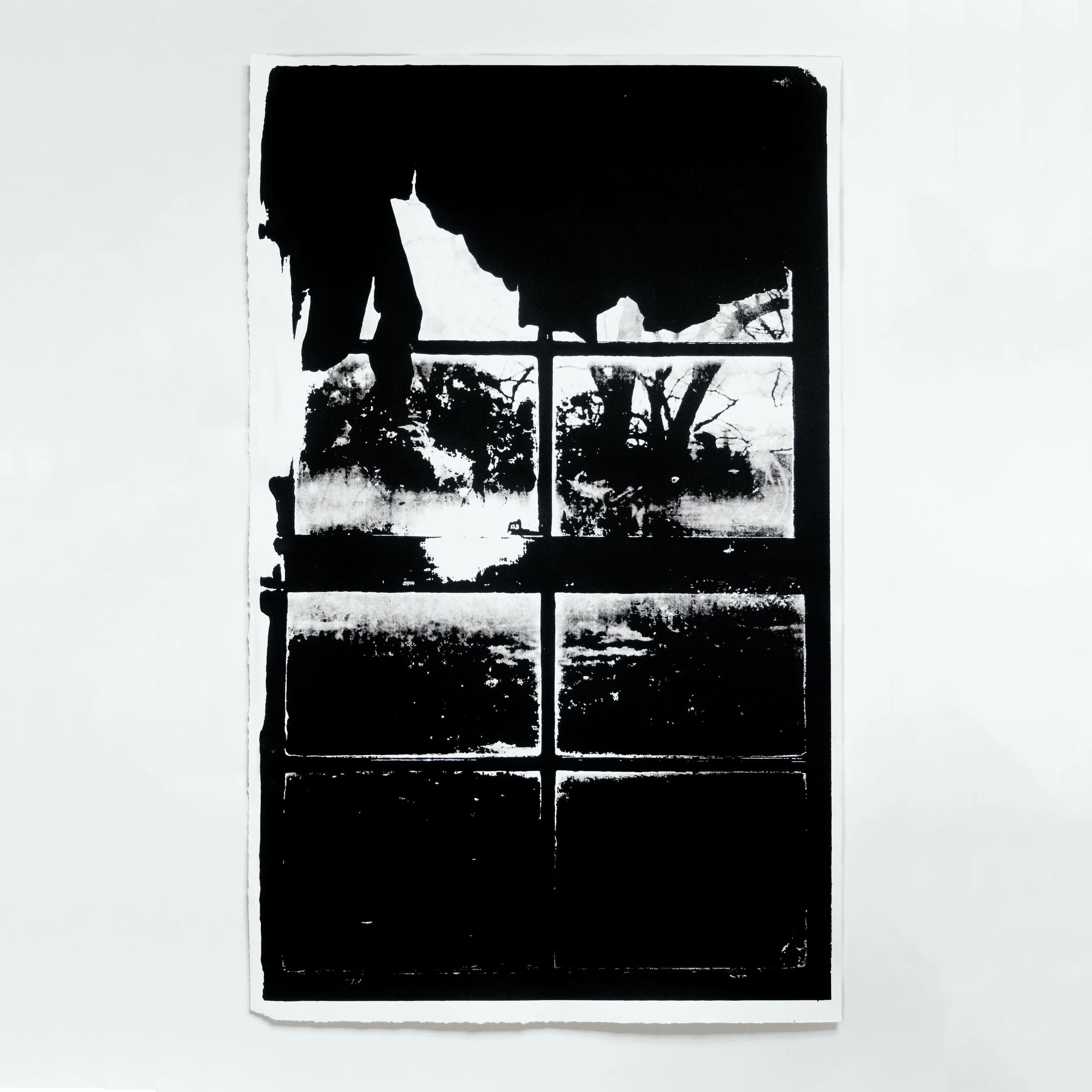 Catalogue of works available soon. 
&nbsp;
This is a single Artist Proof &ndash; it&rsquo;s a black screen print on fine art paper in white, and is 92.5 x 56.5 cm.
&nbsp;
Please contact me via email (camillecargill@gmail.com) or dm me your email to r
