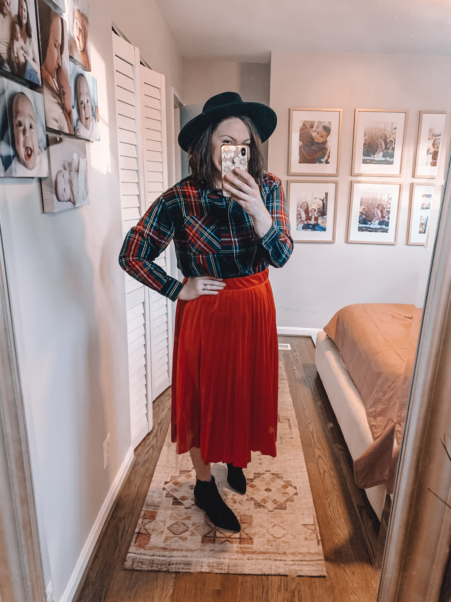 Plaid Top with Skirt and Booties.jpg