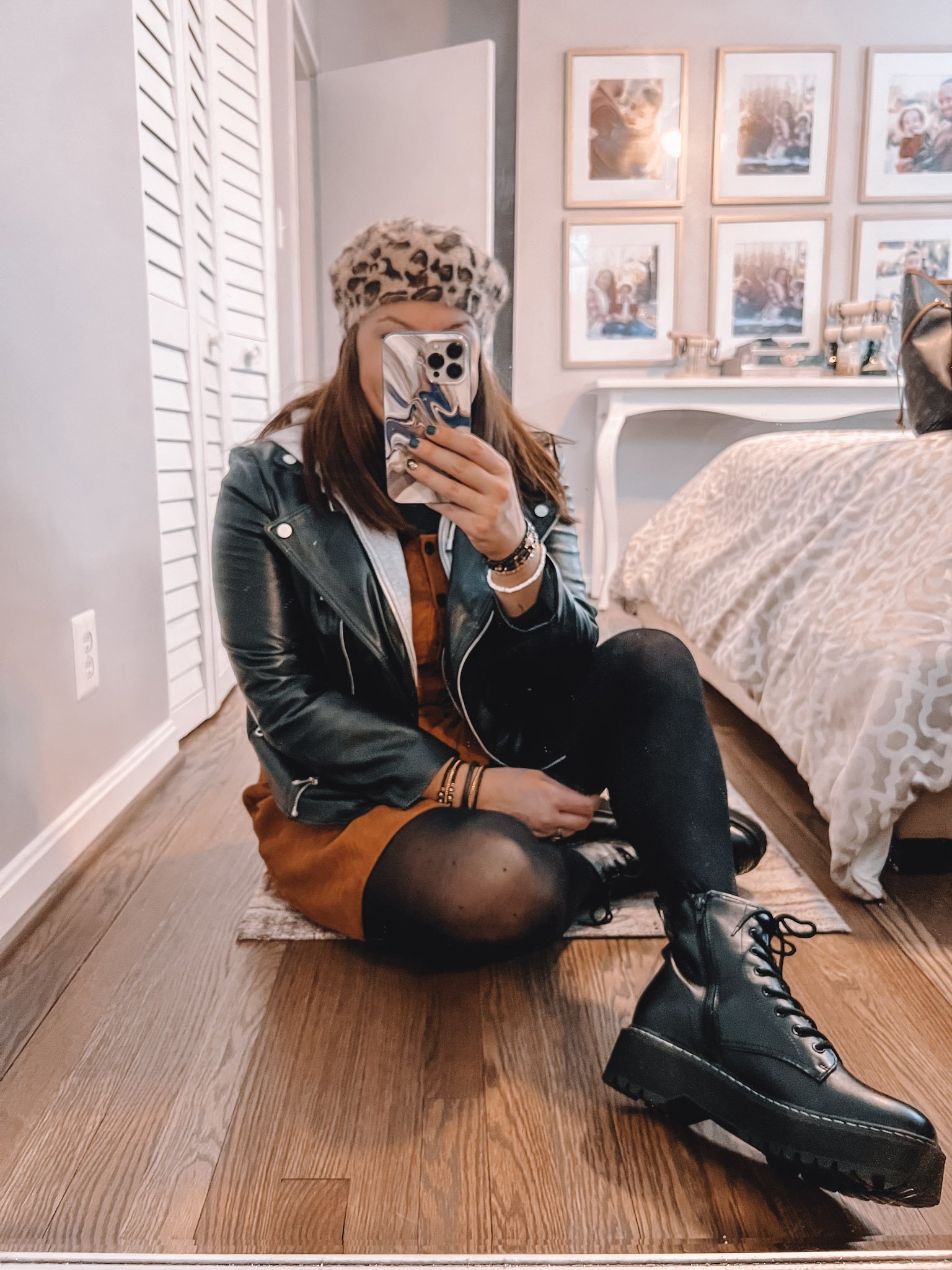 Winter Styling Sesh with Black Combat Boots
