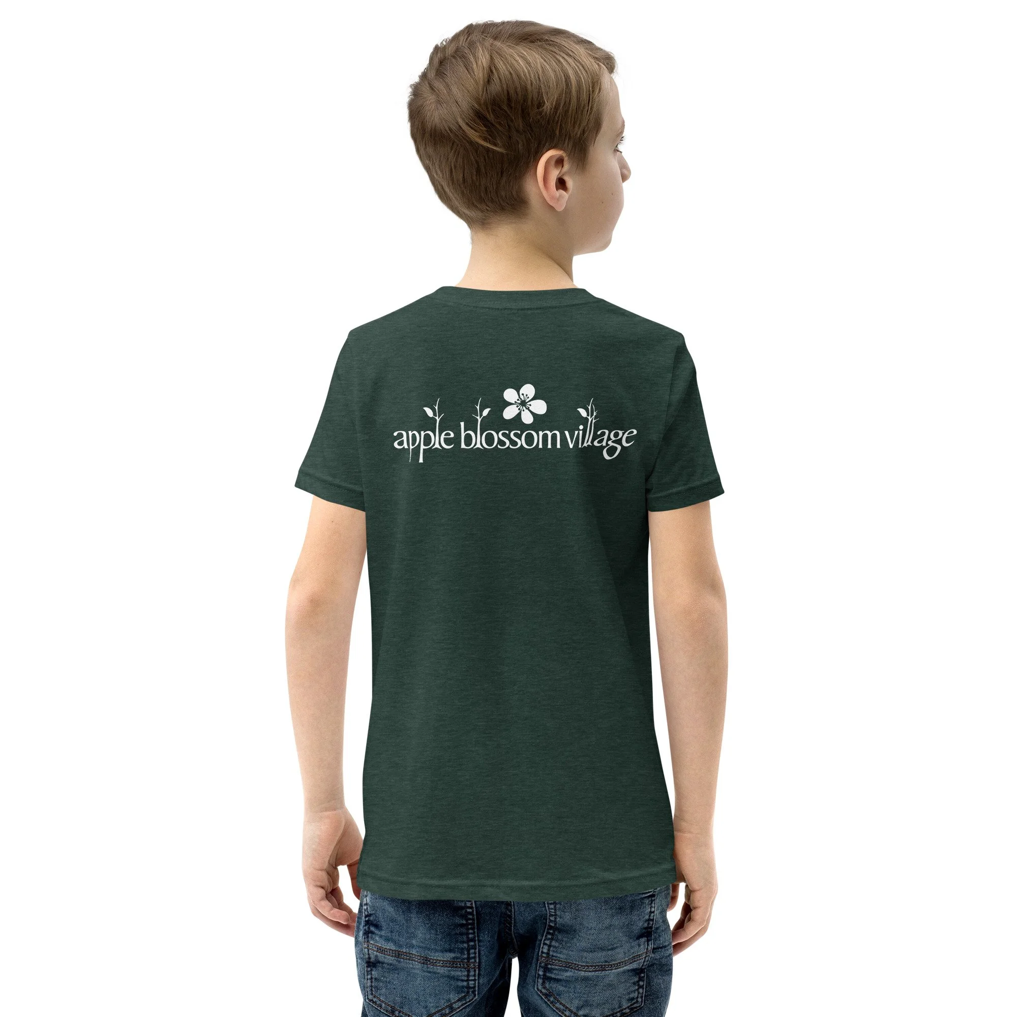 youth-staple-tee-heather-forest-back-6a3470ca517c1.jpg
