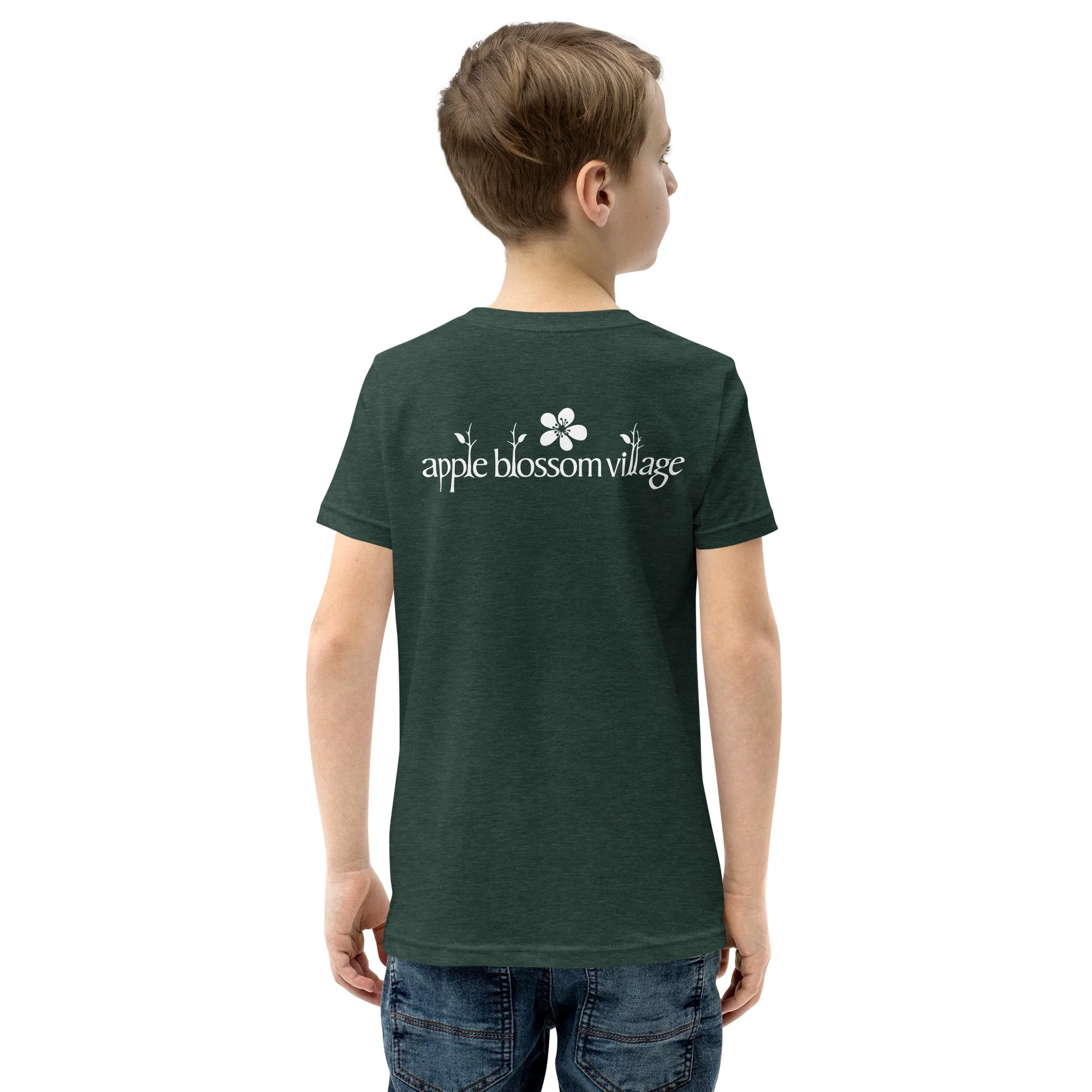 youth-staple-tee-heather-forest-back-6a3599999d9d7.jpg