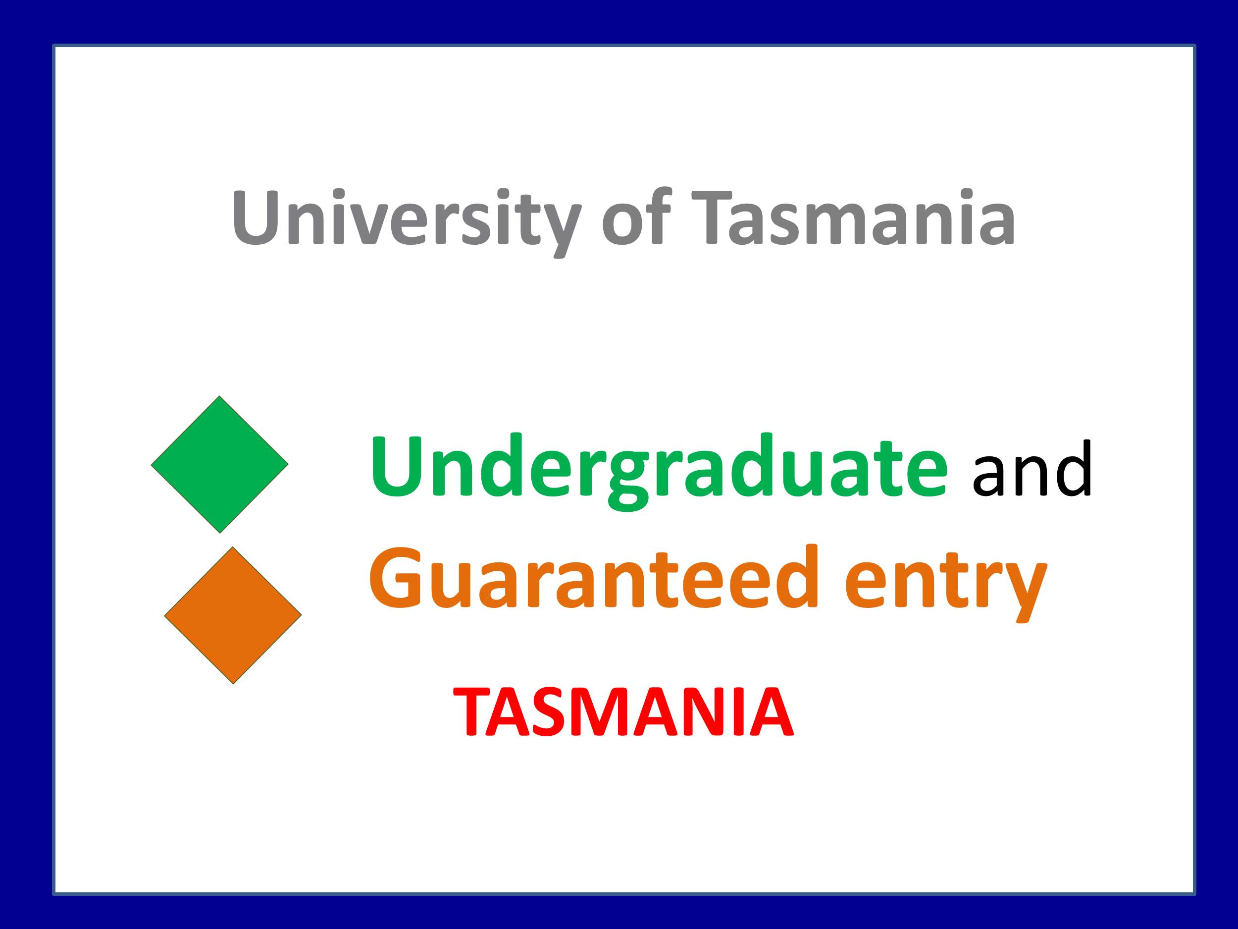 University of Tasmania medicine