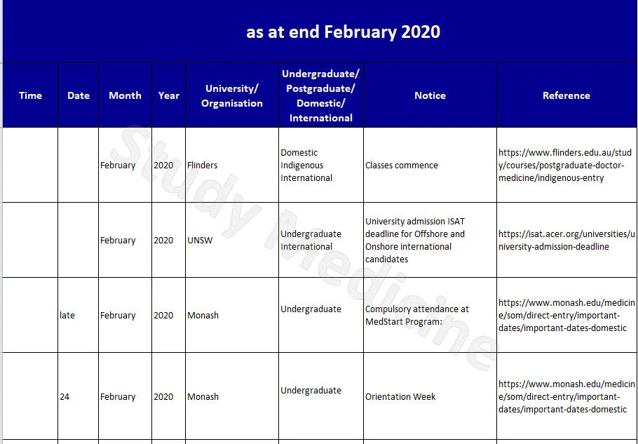 Click the image to access this information. Join up as a member under one of these plans  - the deadline listing,  - basic information package,  - comprehensive information package, or  - professional/school information package