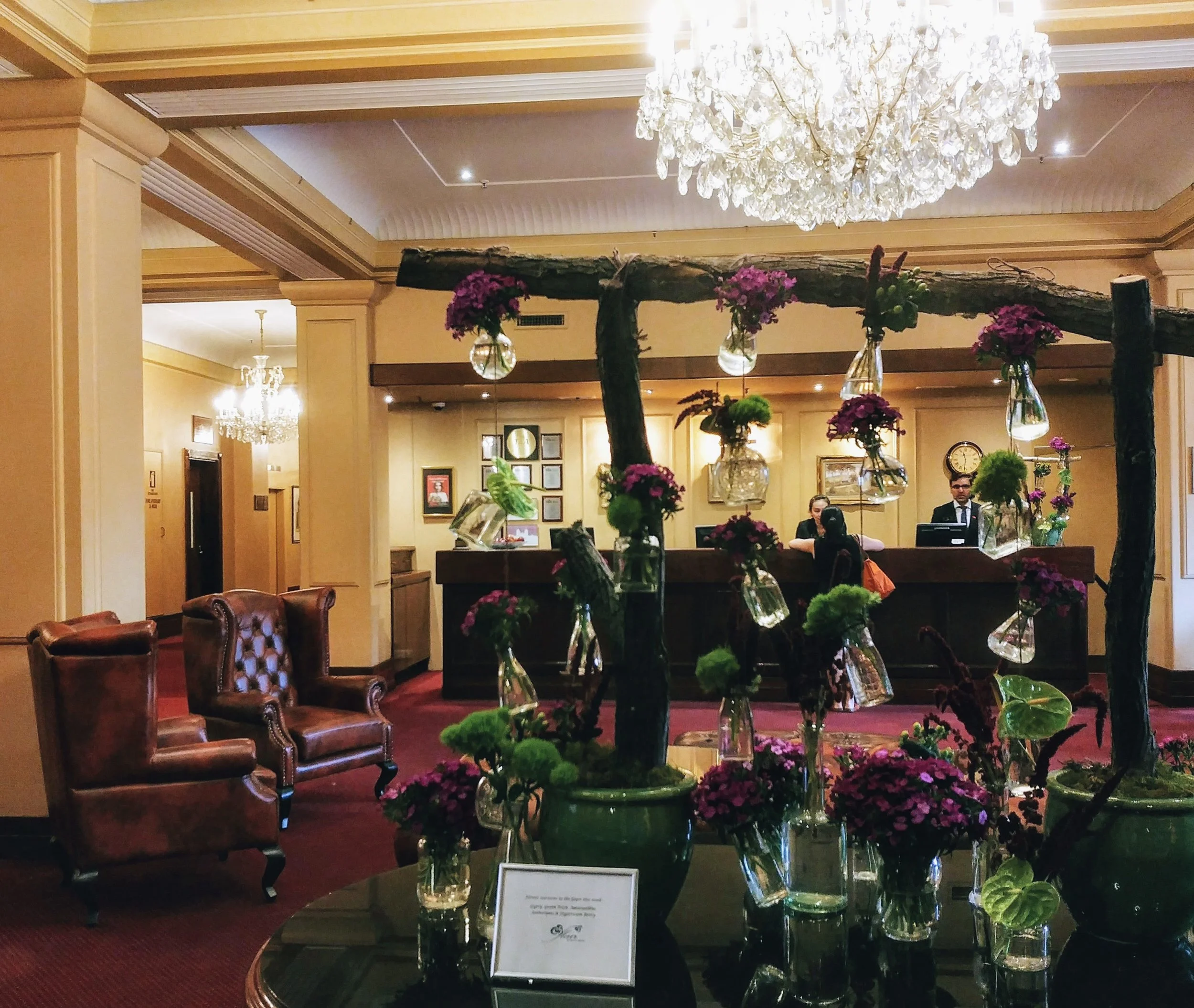 Reception Desk at the Lobby