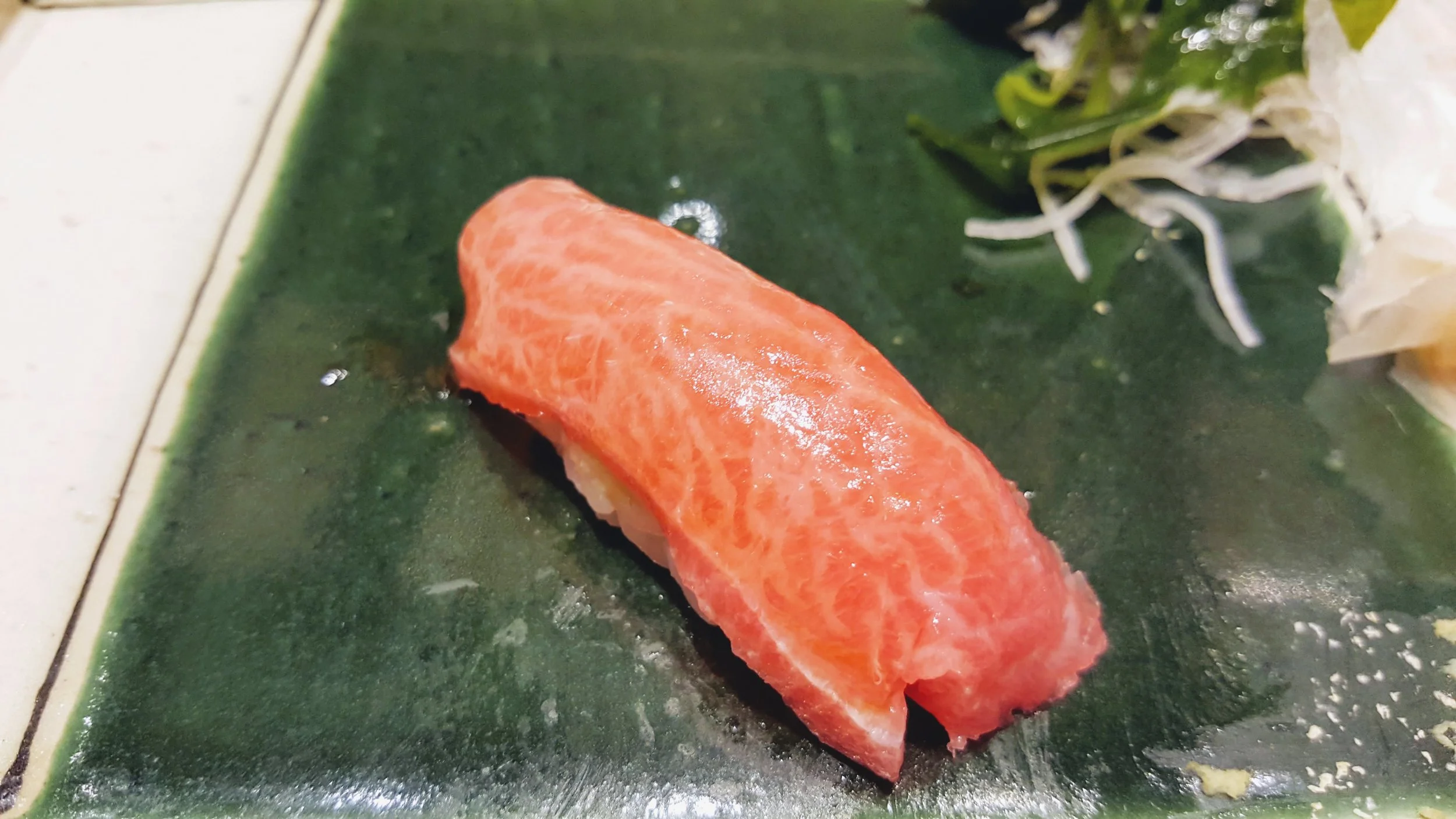 Fatty tuna, YUM!!!! The wagyu version of tuna.