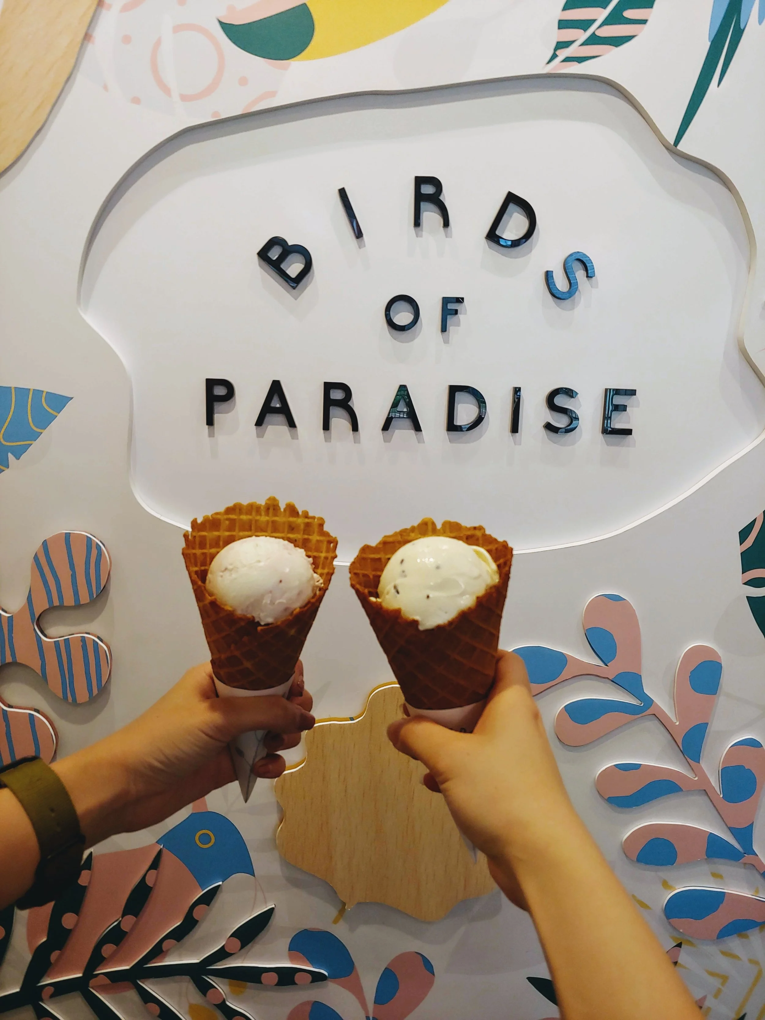 But first, gotta drop by Birds of Paradise for some unique ice cream - highly recommended by Hotel Indigo Singapore Katong. I tried the white chrysanthemum flavour and would go back for more! The waffle cones are freshly made too