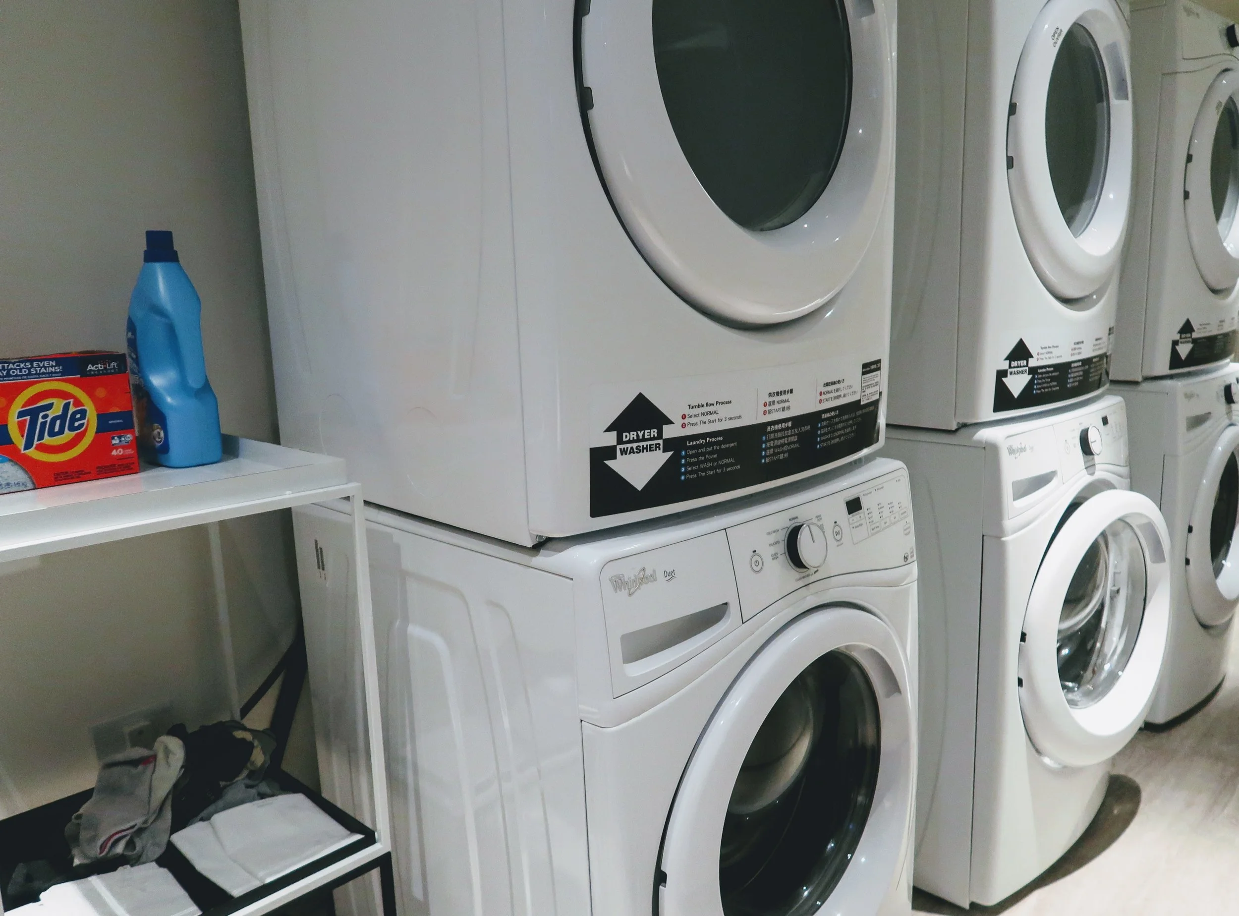 Laundry with detergent provided for free!