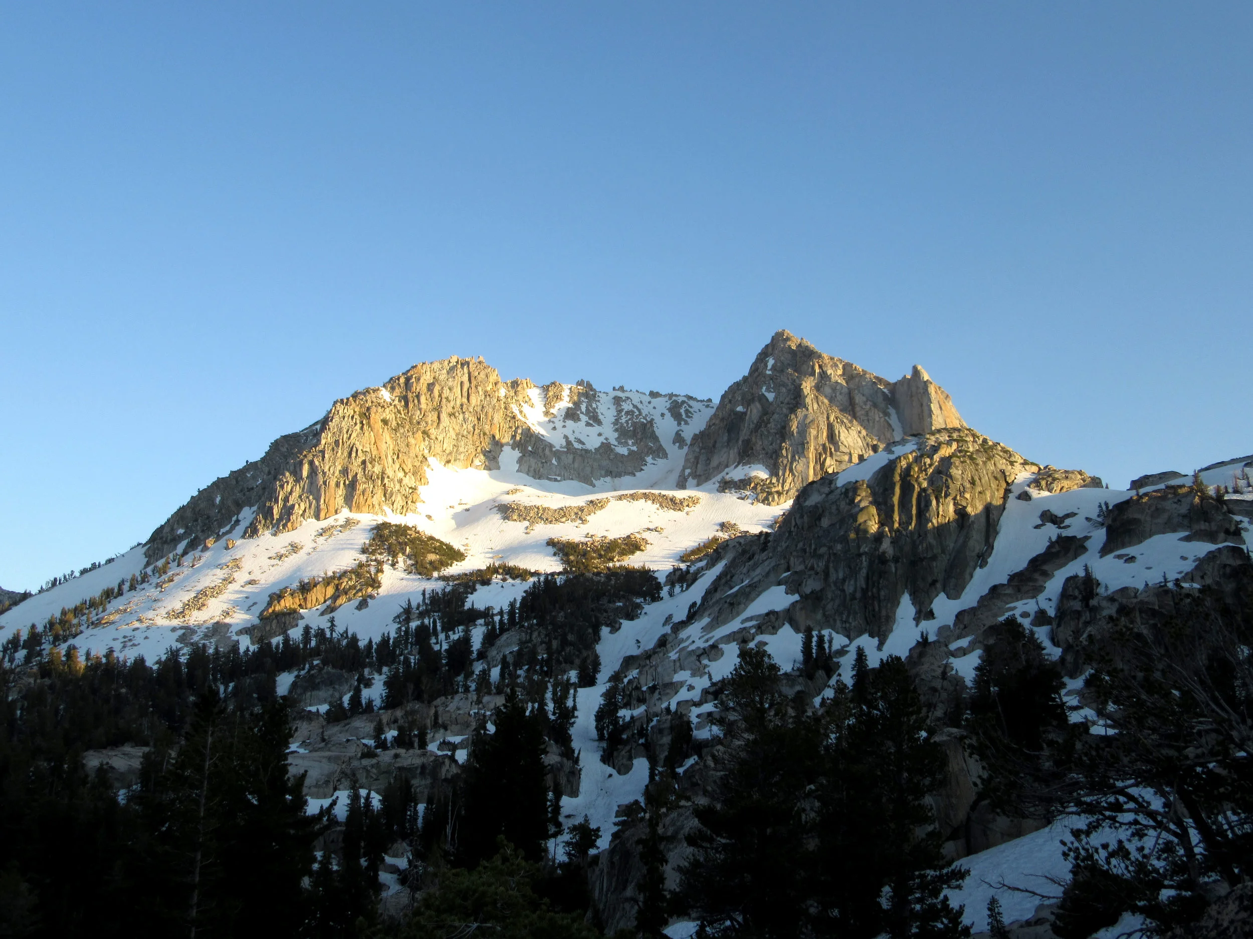 View of Crown Point from our campsite