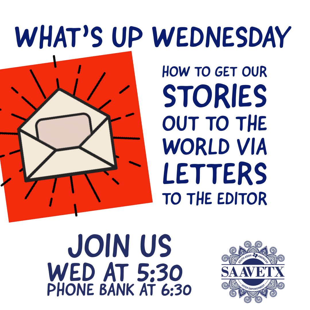 What's Up Wednesday: How to Write Letters to Editors