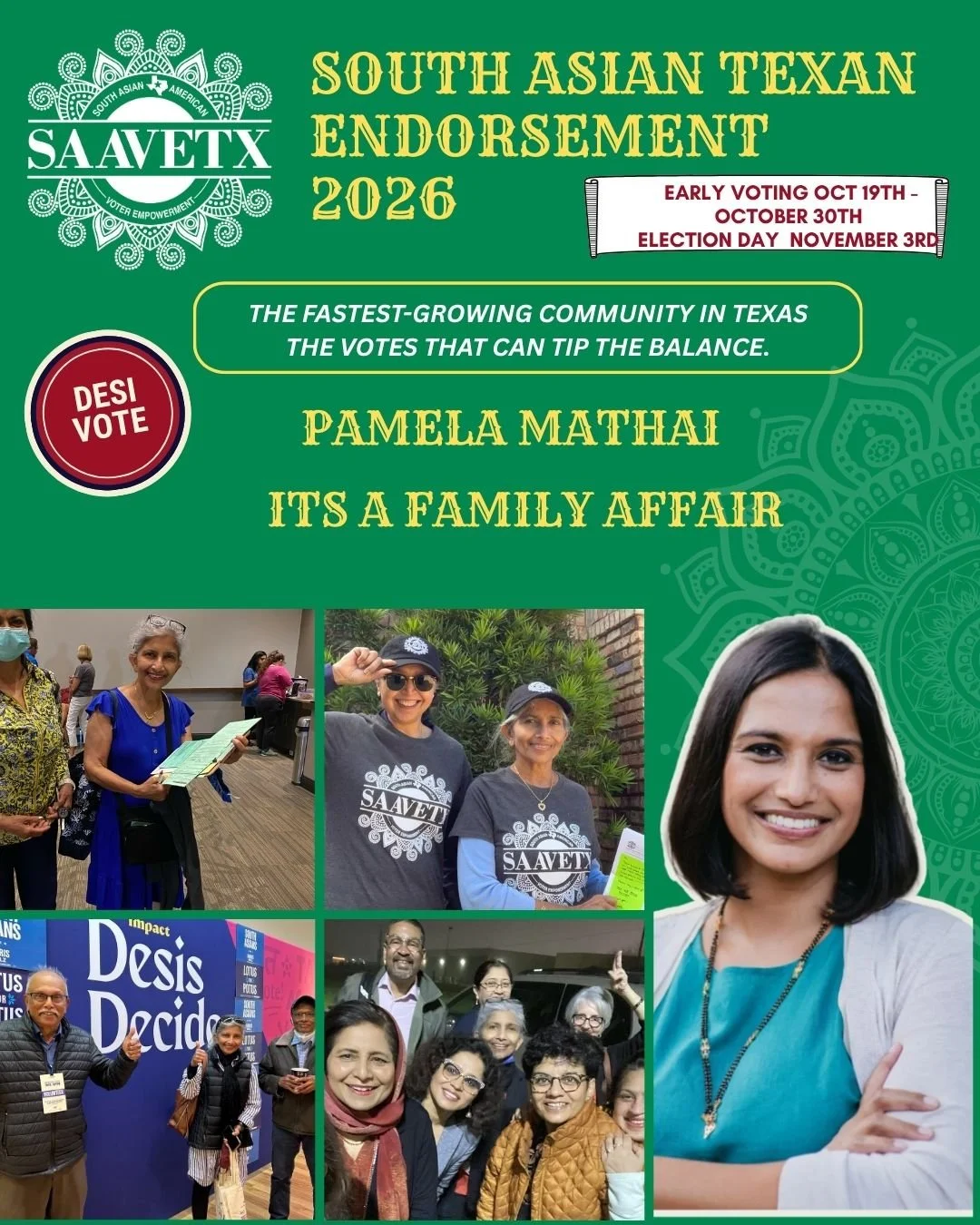 ❤️ A Family Affair &mdash; From One Generation to the Next!

 ❤️ First, as a mother and daughter, and then as an organization, because at SAAVETX, we truly are a village.

For almost a decade, Pamela&rsquo;s mom has been part of our SAAVETX family. S