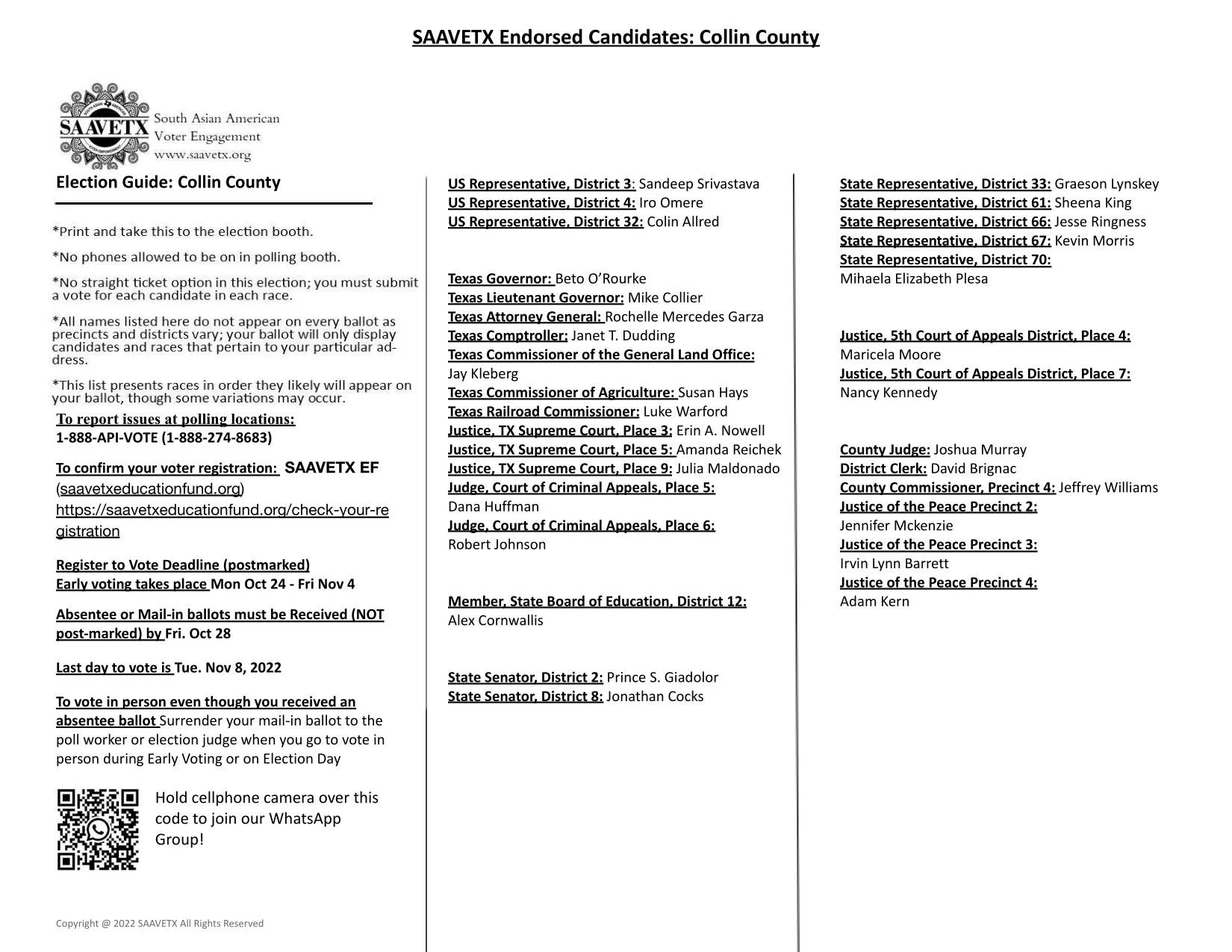 Collin County SAAVETX Collin County SAAVETX