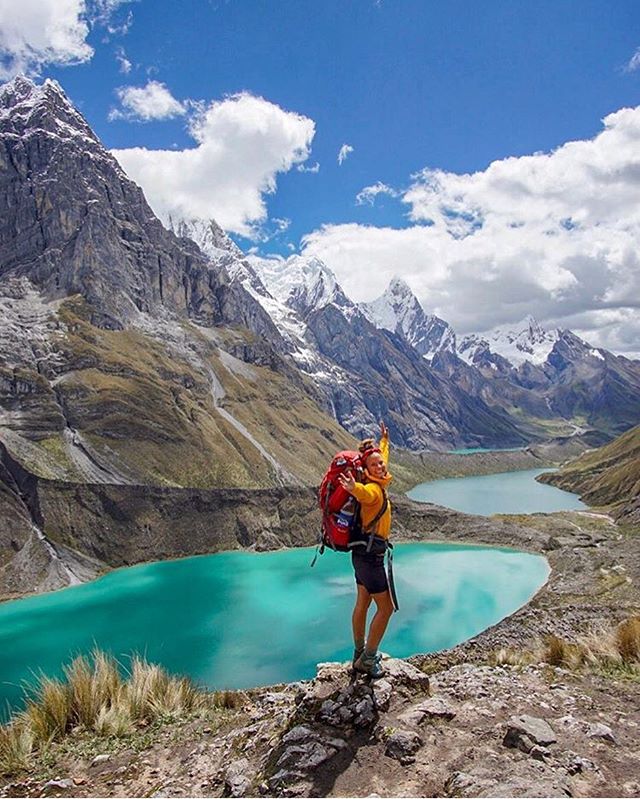 It&rsquo;s easy to see why we&rsquo;re SO EXCITED to return to Peru on September 4th! 🏔 These photos of Huay Huash are stunning, but the real thing blows them away.
.
It&rsquo;s adventure time. 💛 #mundoadventures
.
📸: @nordic_anne