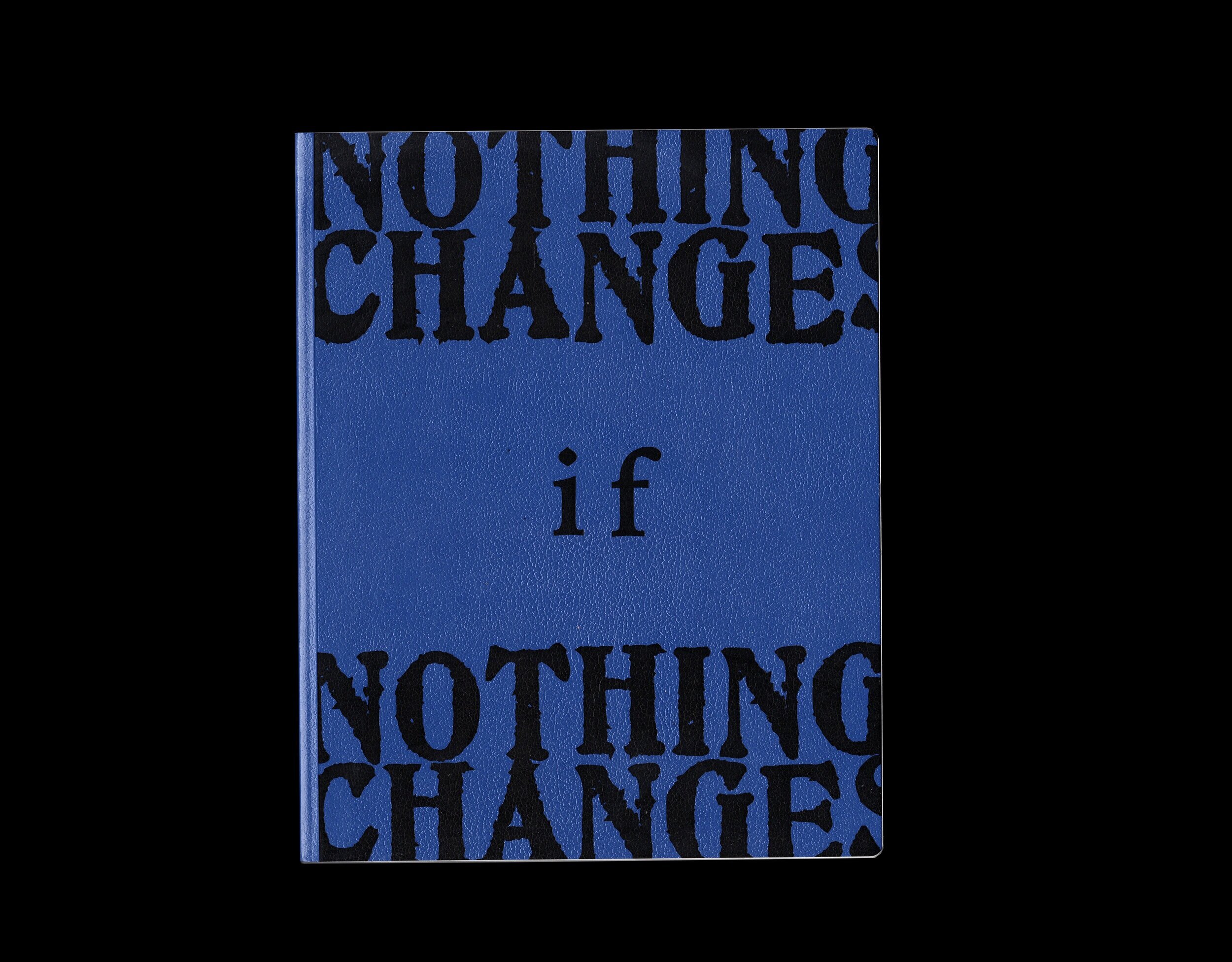  Nothing Changes If Nothing Changes is a conceptual art book that is based on the album, Nothing Changes If Nothing Changes by Brooklyn-artist, Radamiz. The book is a collaborative project that features writing, poems, and photos by Radamiz and illus