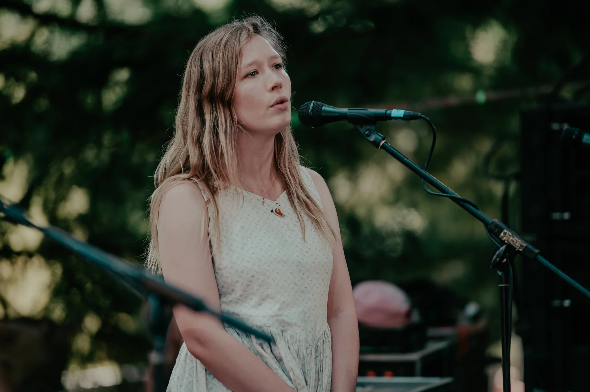 Julia Jacklin joining Black Belt Eagle Scout; at the Treeline Stage