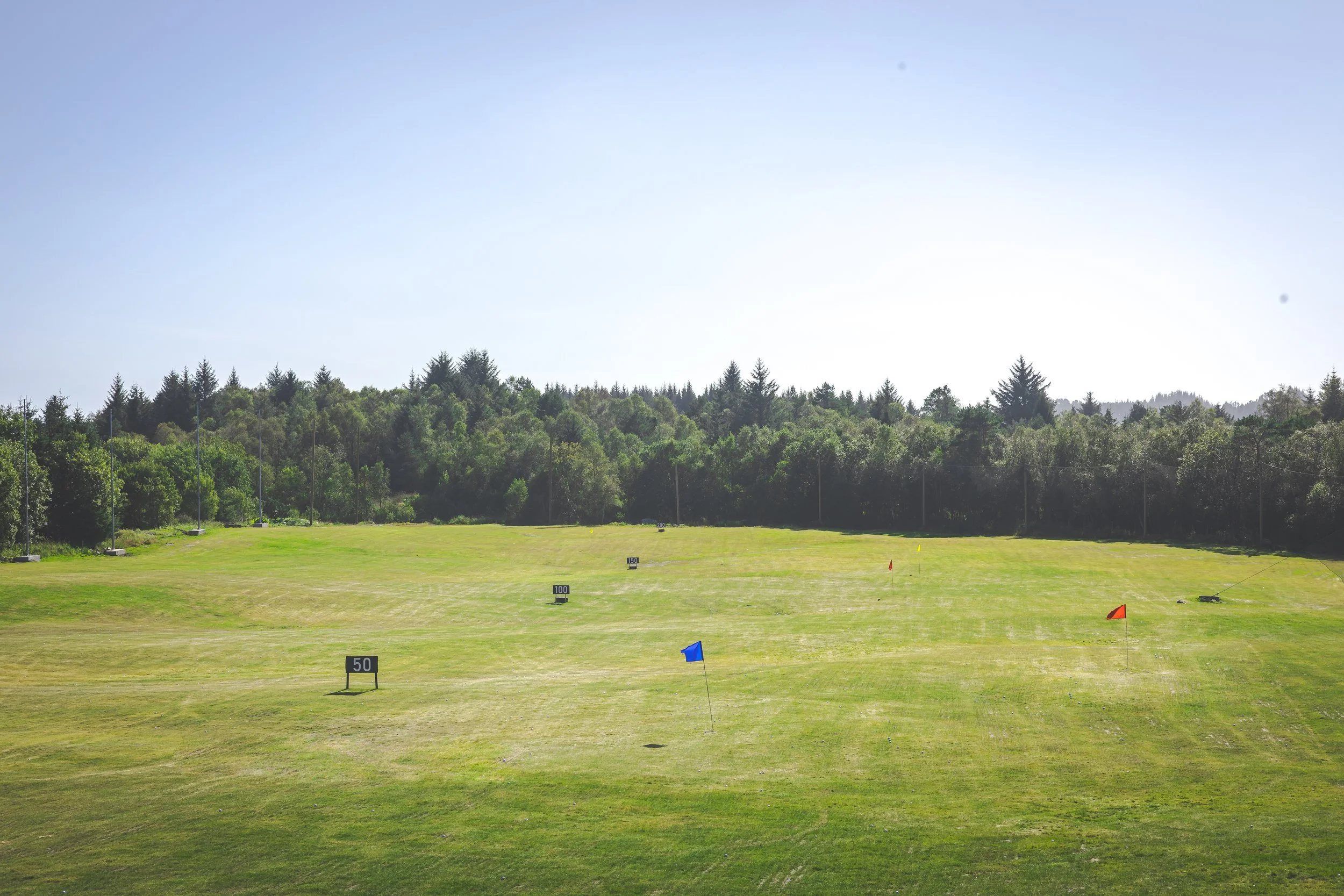 Driving range hos Haugesund Golfklubb