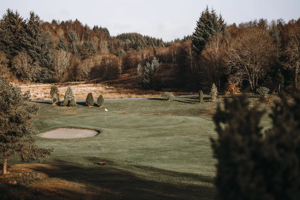 6-hulls kortbane hos Haugesund Golfklubb