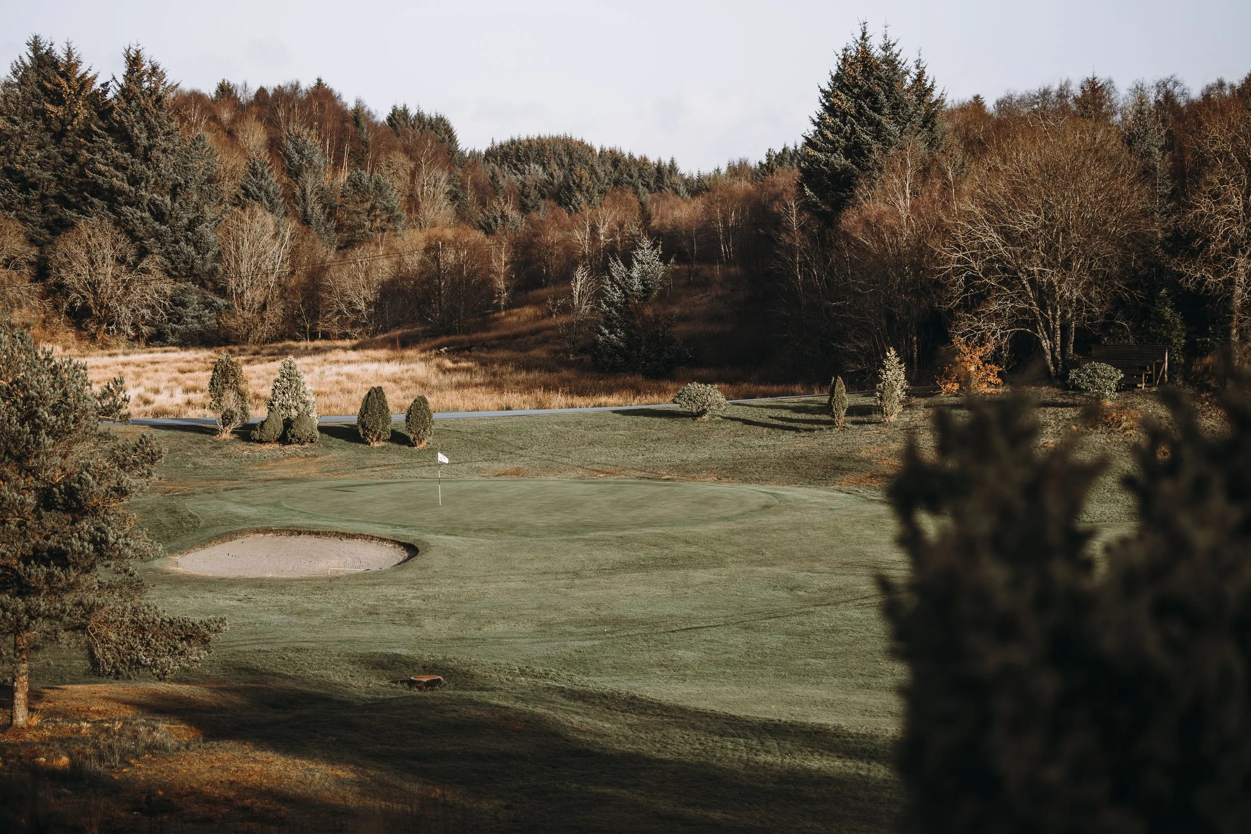6-hulls kortbane hos Haugesund Golfklubb