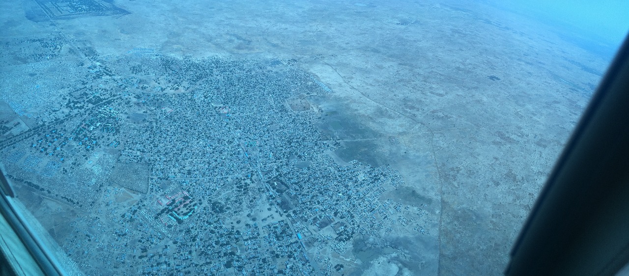 A helicopter view of Monguno