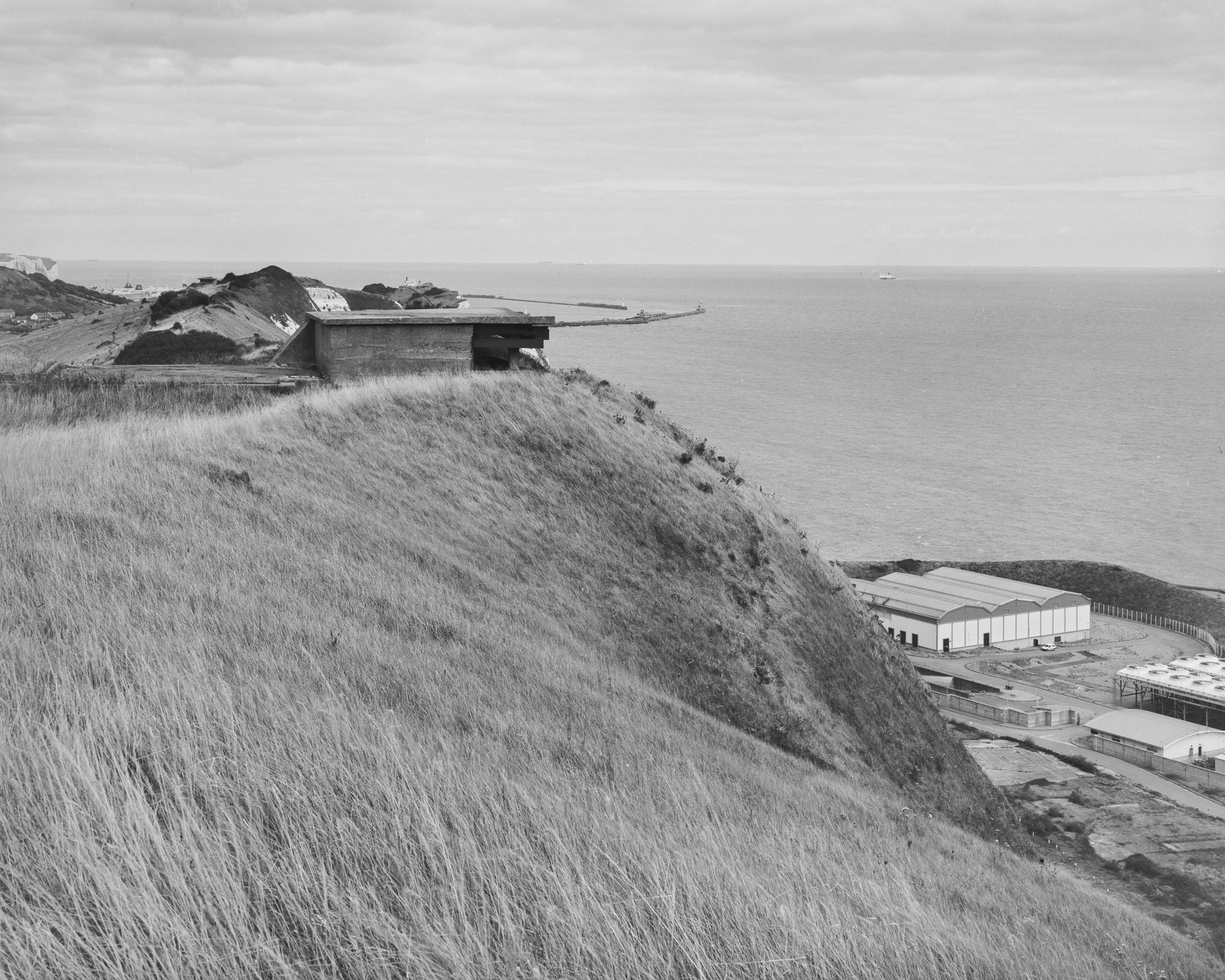 Artillery Lookout Above Dover Harbour (5x4)