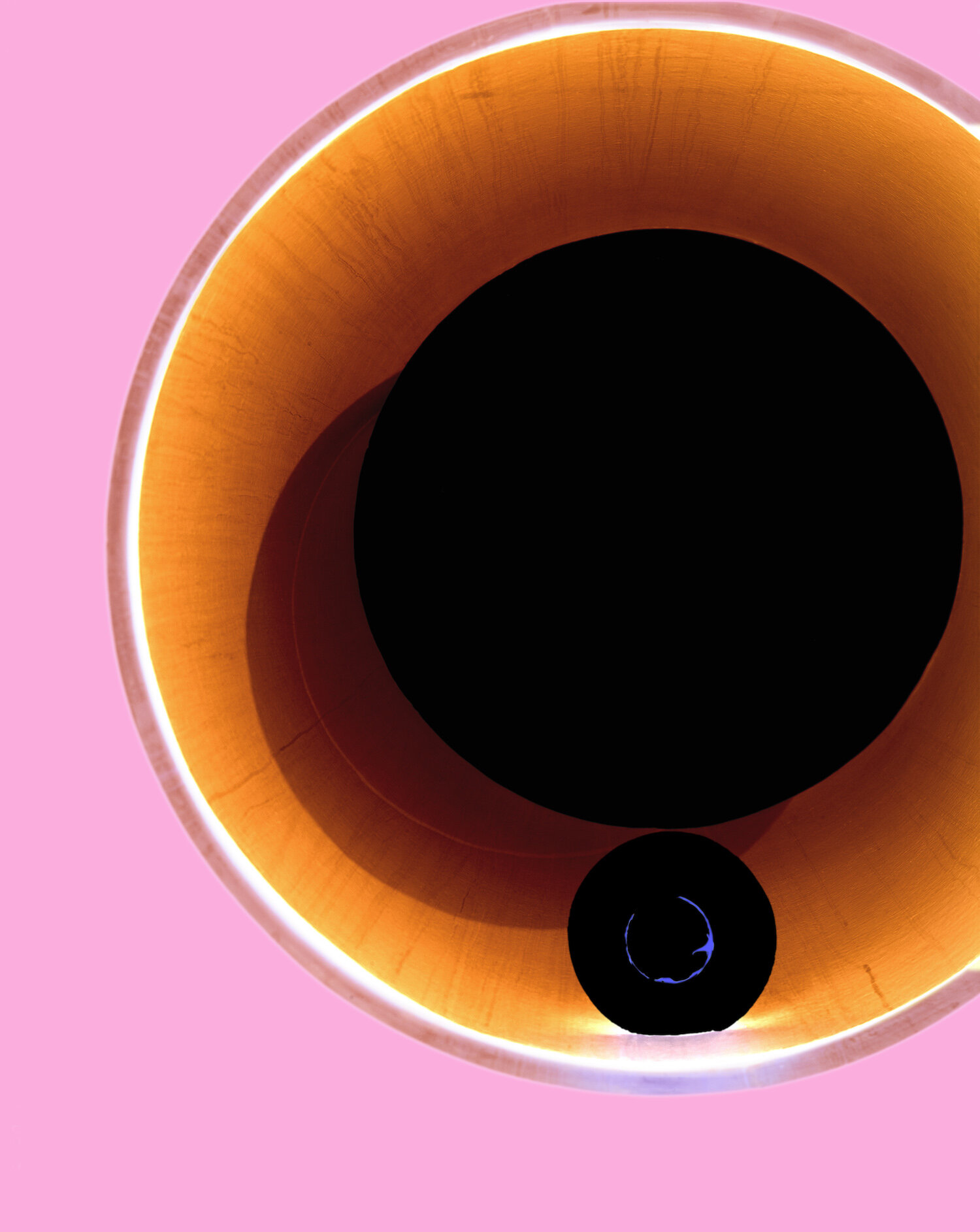 Suprematism Nr114 Black Circles, Orange Circle with Pink, 2020.jpg
