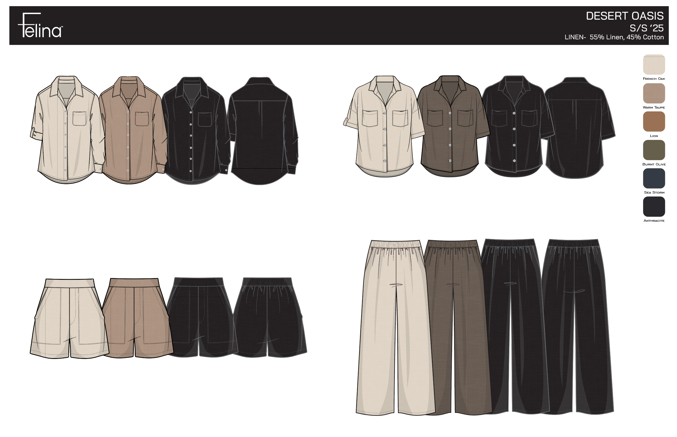 Desert Oasis - Linen Blend Collection S/S 25