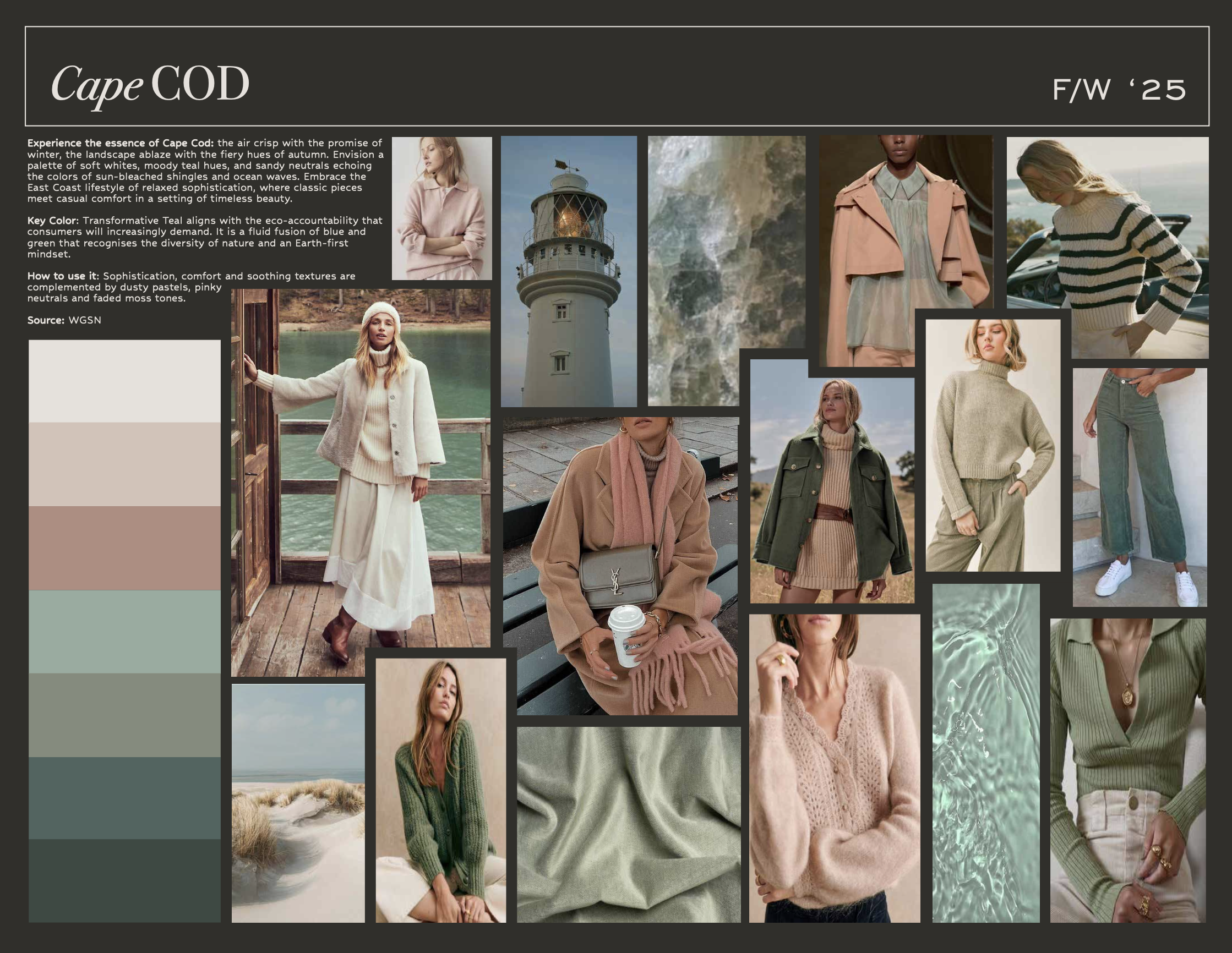 Cape Cod - F/W 25 - Concept Mood Board