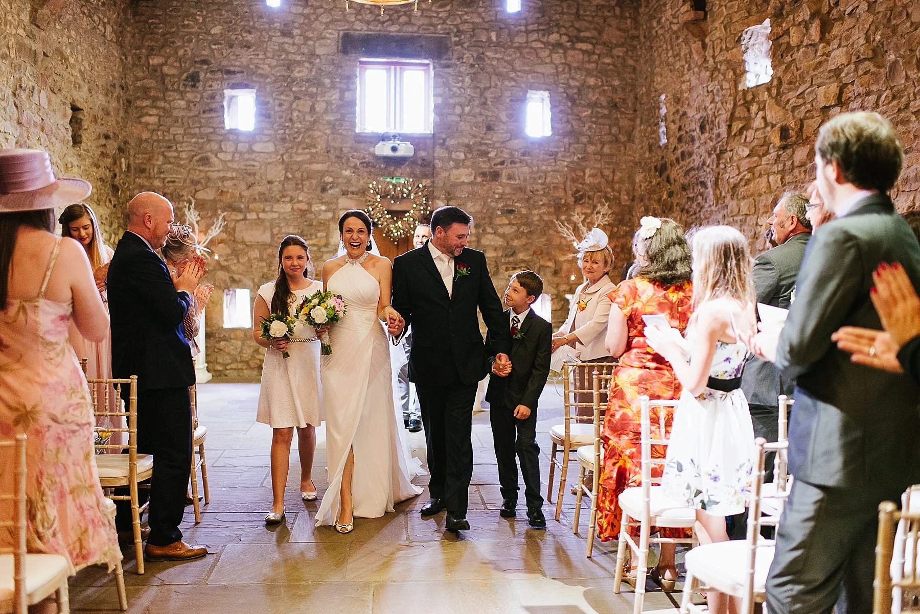 walking down the aisle