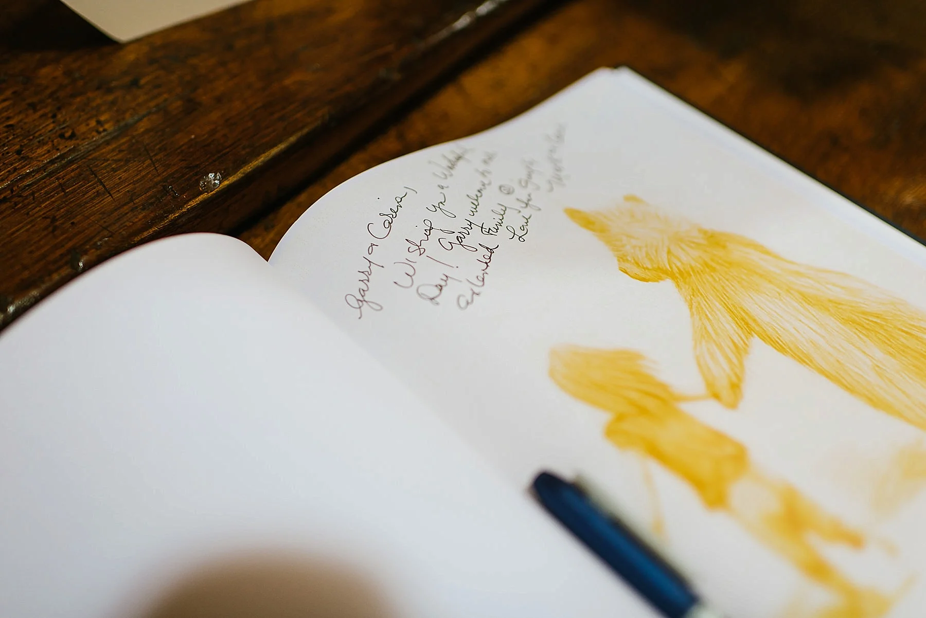 signing book