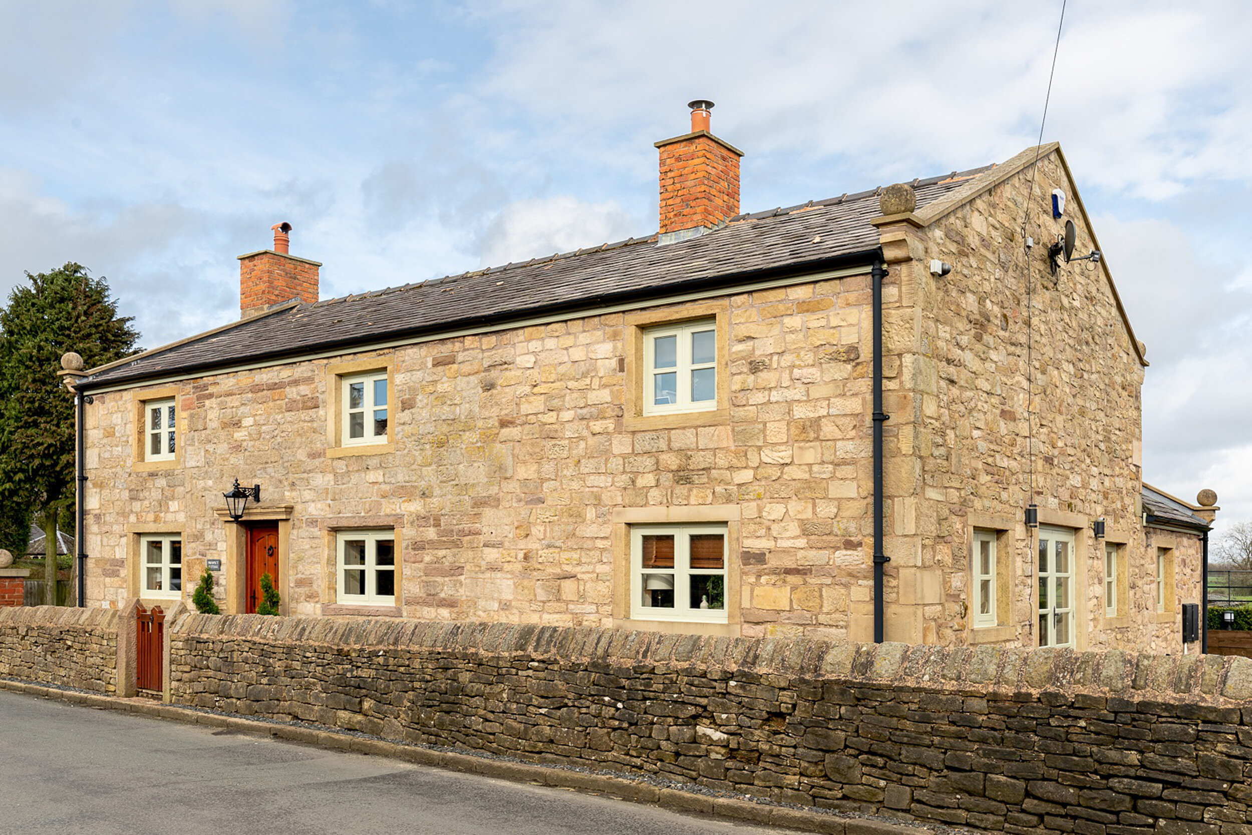 Front elevation of old stone rural property (Copy)