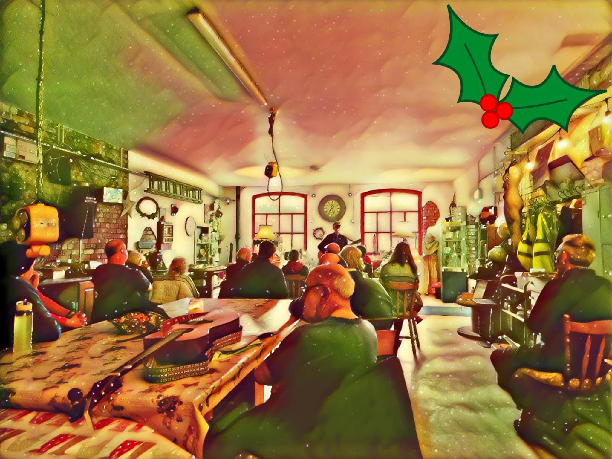 Christmas Lamplight Open Mic