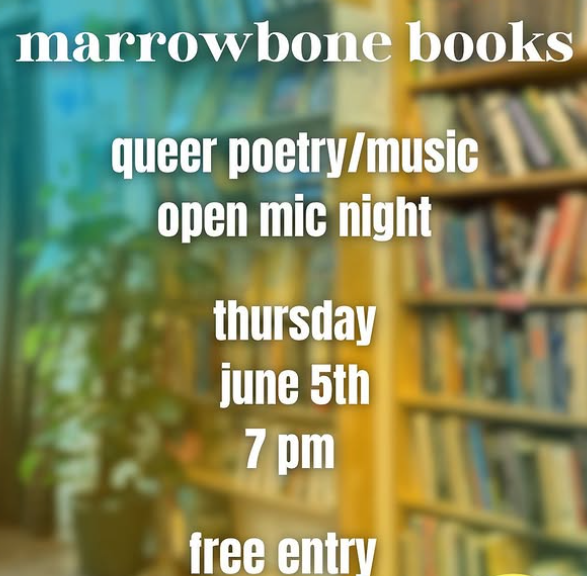 Queer Poetry/Music Open Mic Night
