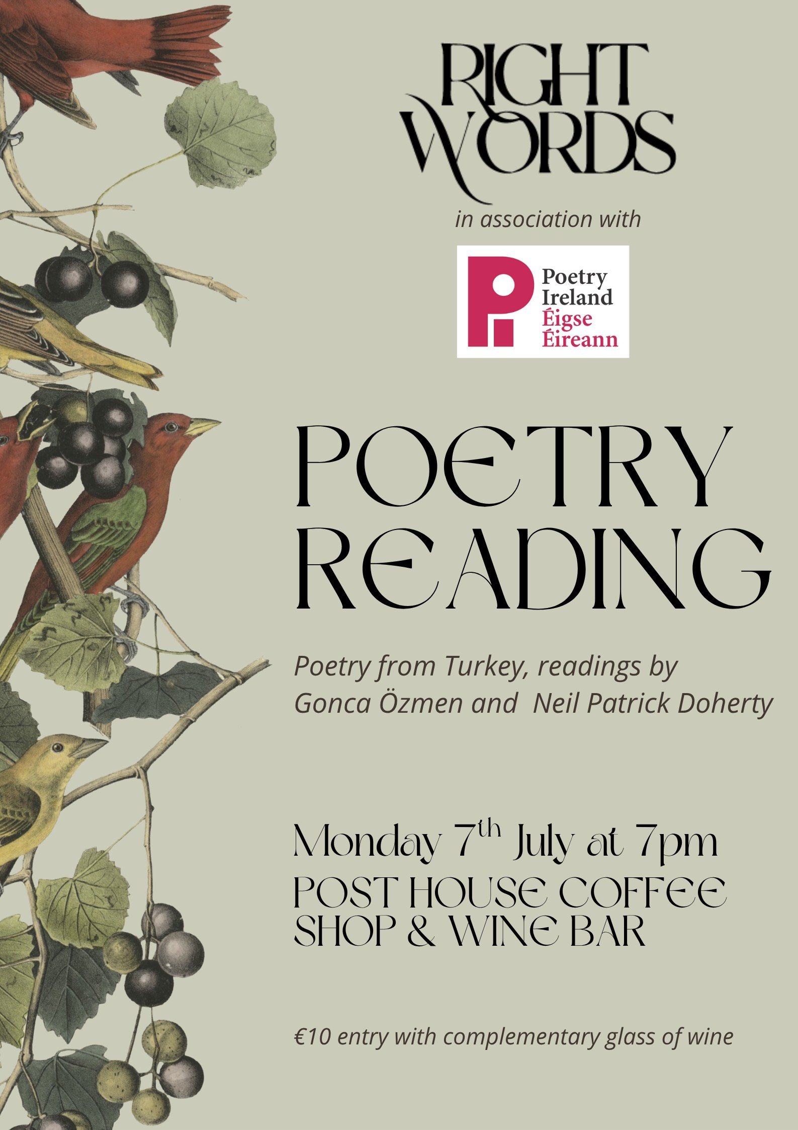 Right Words Poetry Night