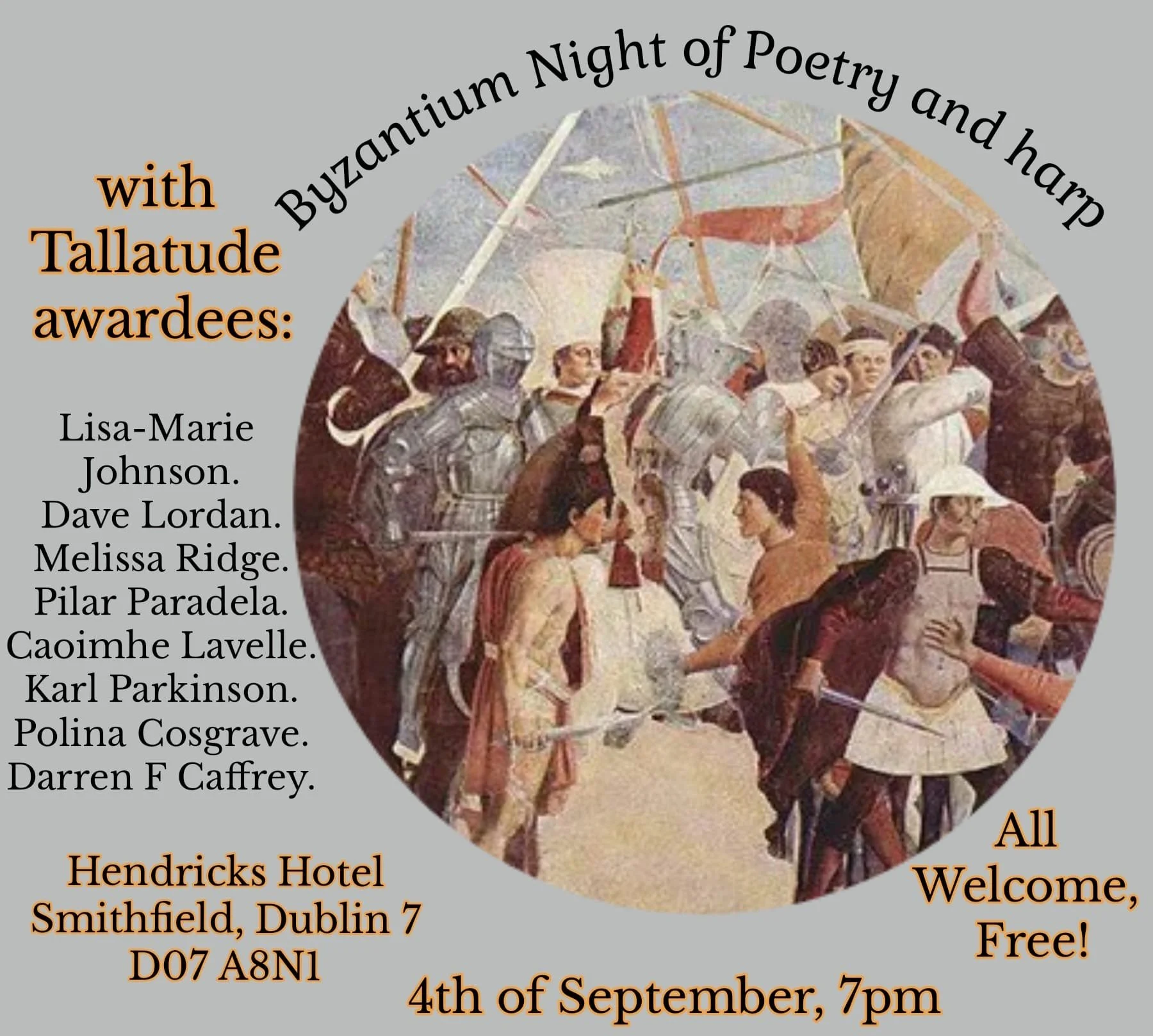 Byzantium Night of Poetry and Harp