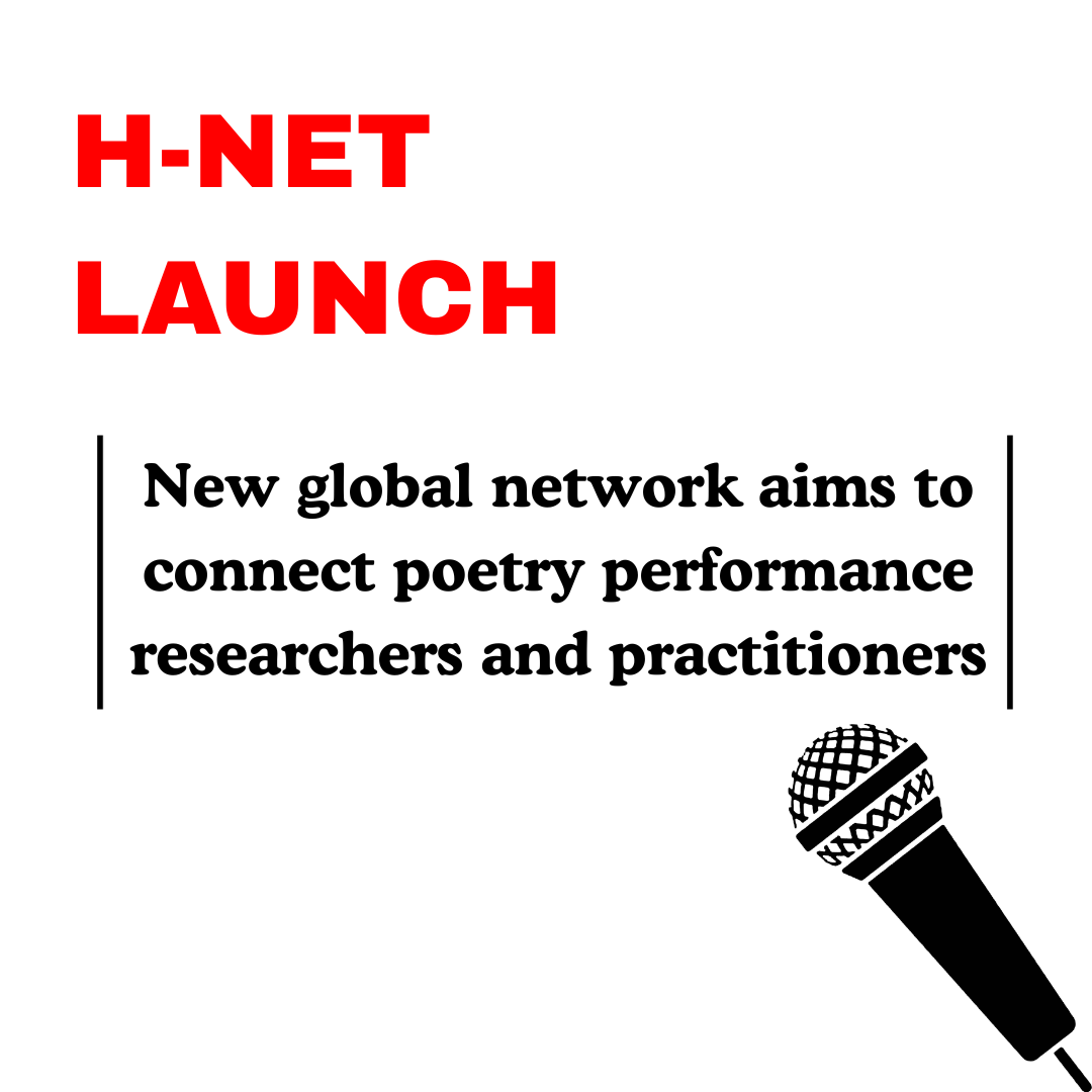 New global network aims to connect poetry performance researchers and practitioners