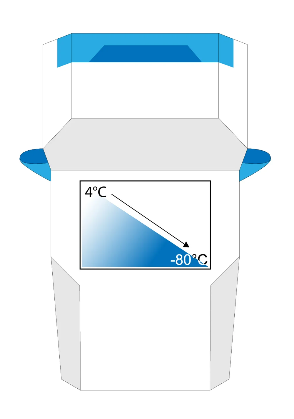 The ViaFreeze Duo, used to freeze the cells at a steady rate