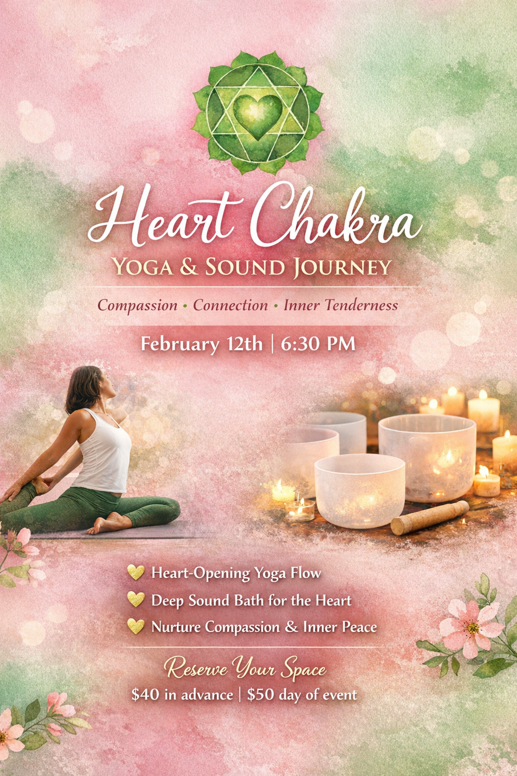 Heart Chakra Yoga & Sound Journey