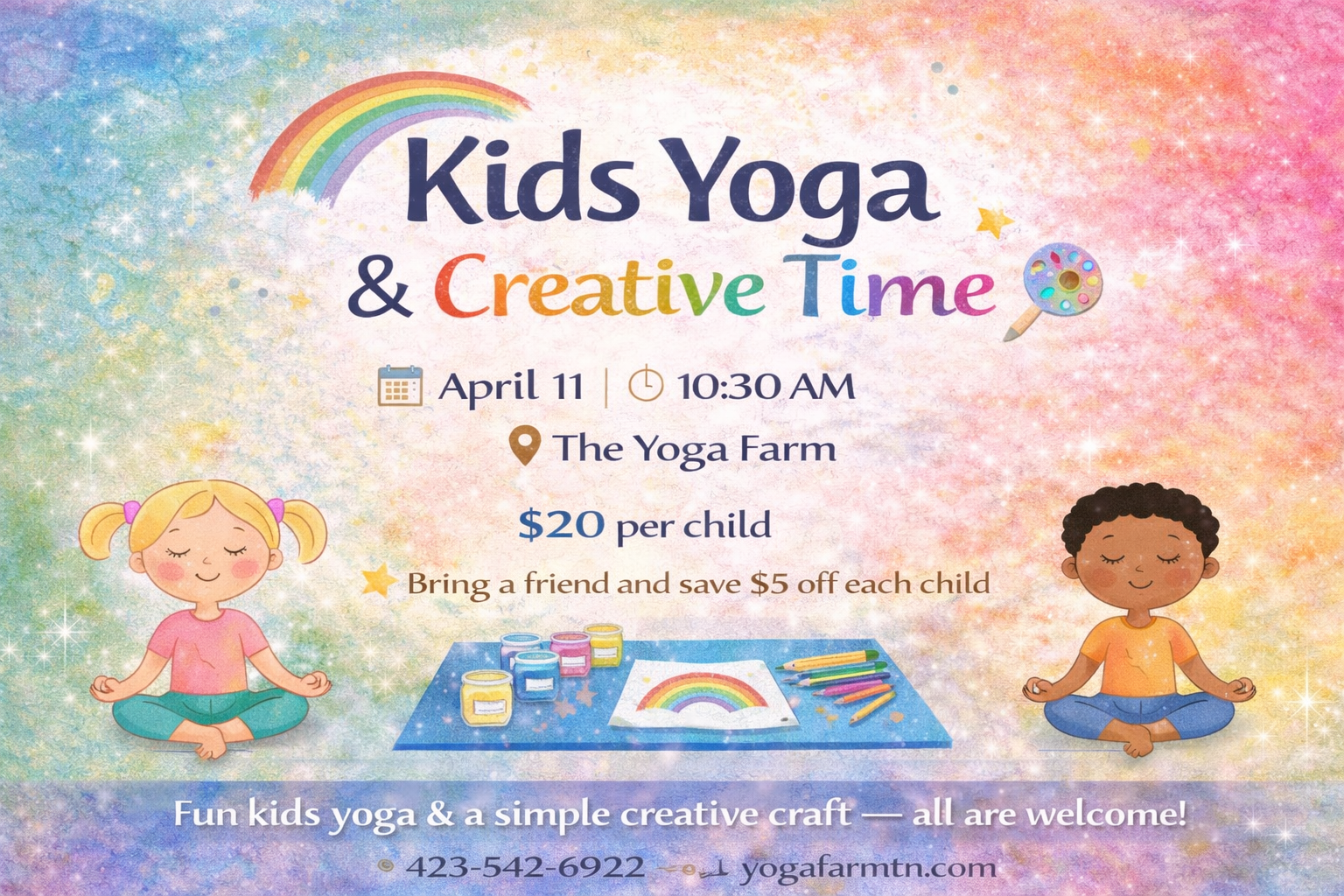 Kids Yoga & Creative Time
