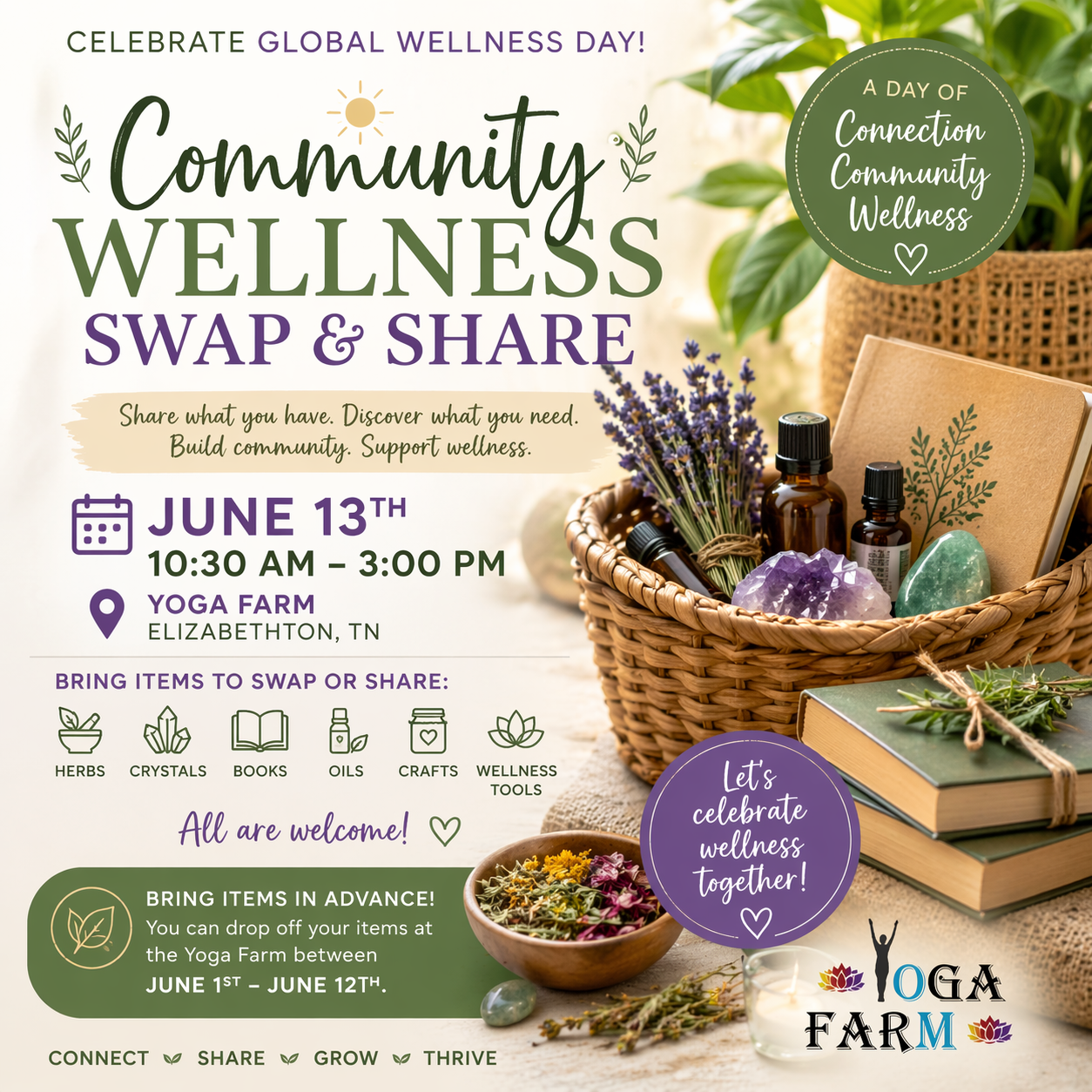 Community Wellness Swap & Share